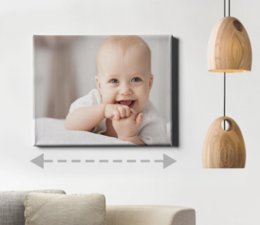 Fotoobraz na plátne z vašich fotiek na šírku | Fotocopy.sk